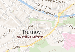 Kostelní v obci Trutnov - mapa ulice