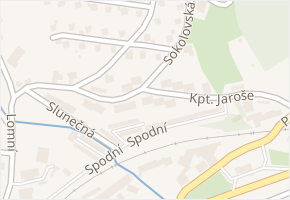Kpt. Jaroše v obci Trutnov - mapa ulice