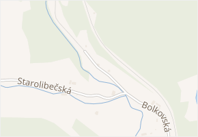 Křenovská v obci Trutnov - mapa ulice