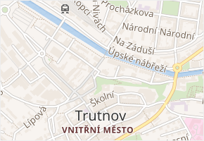 Malé náměstí v obci Trutnov - mapa ulice