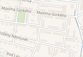 Marie Pujmanové v obci Trutnov - mapa ulice