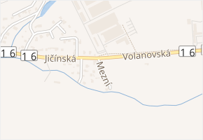 Mezní v obci Trutnov - mapa ulice
