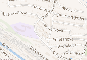 Michnova v obci Trutnov - mapa ulice