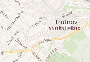 Na Kopečku v obci Trutnov - mapa ulice