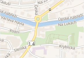 Na Struze v obci Trutnov - mapa ulice