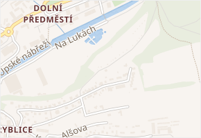 Nad Plovárnou v obci Trutnov - mapa ulice