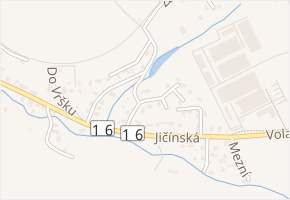 Nad Strží v obci Trutnov - mapa ulice
