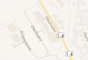Obchodní v obci Trutnov - mapa ulice
