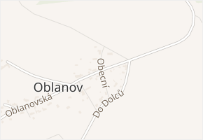 Obecní v obci Trutnov - mapa ulice