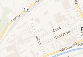 Obilná v obci Trutnov - mapa ulice