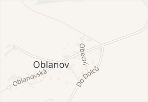 Oblanovská v obci Trutnov - mapa ulice