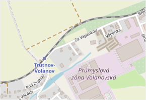 Pod Železnicí v obci Trutnov - mapa ulice