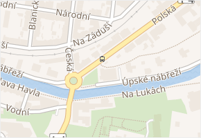 Polská v obci Trutnov - mapa ulice