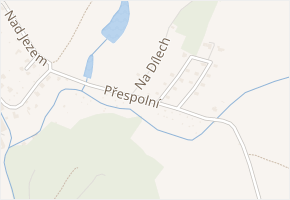 Přespolní v obci Trutnov - mapa ulice