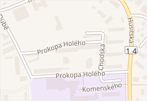 Prokopa Holého v obci Trutnov - mapa ulice