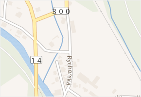 Rýchorská v obci Trutnov - mapa ulice