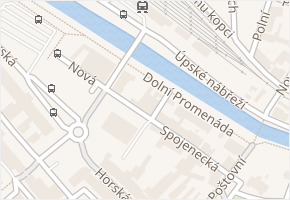 Spojenecká v obci Trutnov - mapa ulice