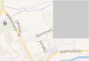 Sportovní v obci Trutnov - mapa ulice