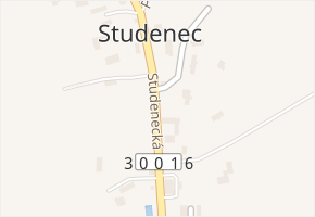 Studenecká v obci Trutnov - mapa ulice
