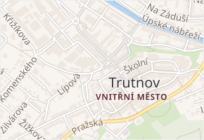 Svatojanské náměstí v obci Trutnov - mapa ulice
