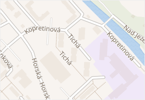 Tichá v obci Trutnov - mapa ulice