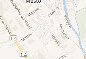 Trnková v obci Trutnov - mapa ulice