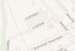 U Hřiště I v obci Trutnov - mapa ulice