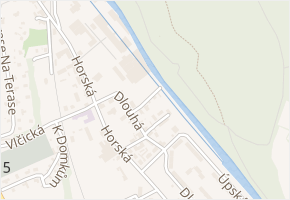 U Přádelny v obci Trutnov - mapa ulice
