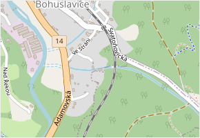 V Mokřinách v obci Trutnov - mapa ulice