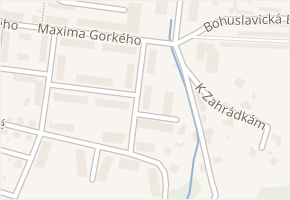 Vítězslava Nezvala v obci Trutnov - mapa ulice