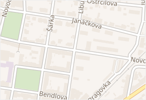 Vítězslava Nováka v obci Trutnov - mapa ulice