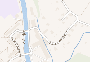 Za Komínem v obci Trutnov - mapa ulice