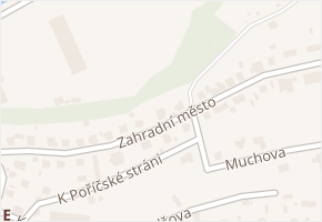 Zahradní Město v obci Trutnov - mapa ulice