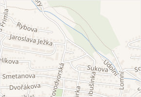 Zelenkova v obci Trutnov - mapa ulice