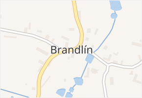 Brandlín v obci Tučapy - mapa části obce