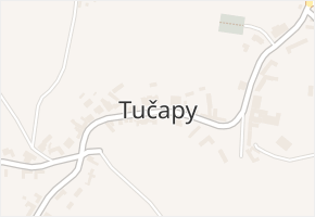 Tučapy v obci Tučapy - mapa části obce