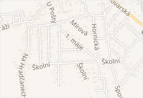Spojovací v obci Tuchlovice - mapa ulice