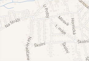 Za Humny II v obci Tuchlovice - mapa ulice