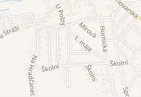 Za Humny III v obci Tuchlovice - mapa ulice