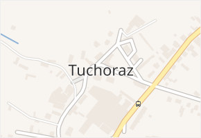Tuchoraz v obci Tuchoraz - mapa části obce