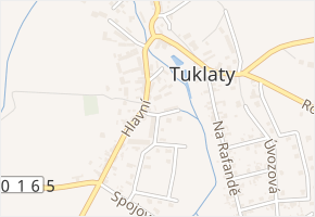 K Bytovkám v obci Tuklaty - mapa ulice