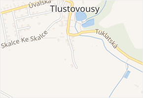 Na Kopečku v obci Tuklaty - mapa ulice