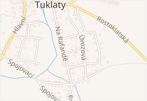 Ořechová v obci Tuklaty - mapa ulice