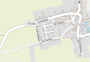 Příčná v obci Tuklaty - mapa ulice