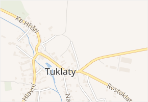 Sluneční v obci Tuklaty - mapa ulice
