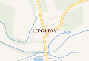 Lipoltov v obci Tuřany - mapa části obce