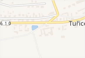 Tuřice v obci Tuřice - mapa části obce