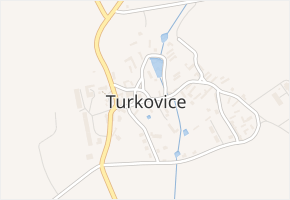 Turkovice v obci Turkovice - mapa části obce