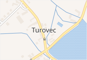 Turovec v obci Turovec - mapa části obce