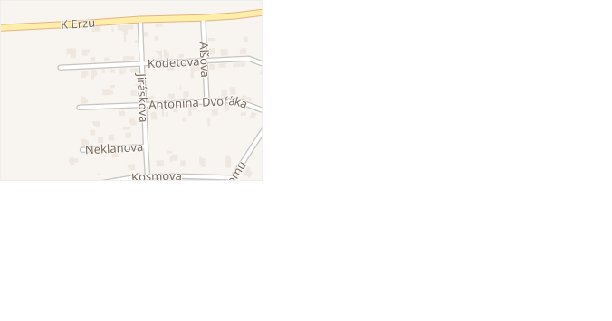 Jiráskova v obci Tursko - mapa ulice